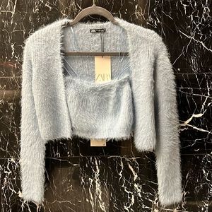 Zara Matching Top and Cardigan